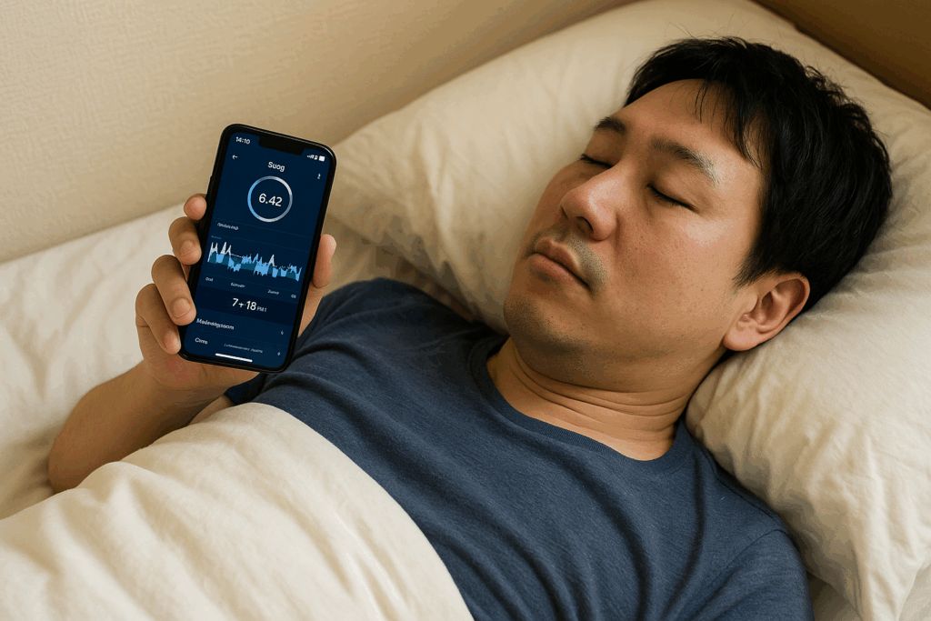 睡眠時無呼吸症候群のリスクをアプリで簡単チェック！人気の理由は？
