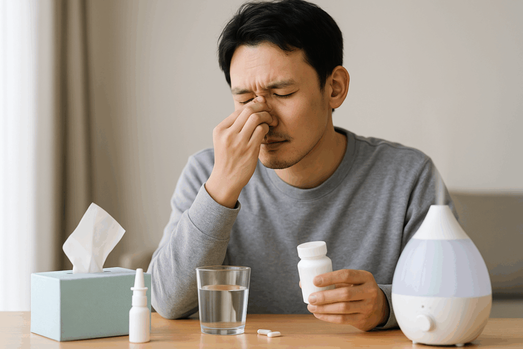 慢性鼻炎をサプリで改善！効果的な成分とその結果とは？