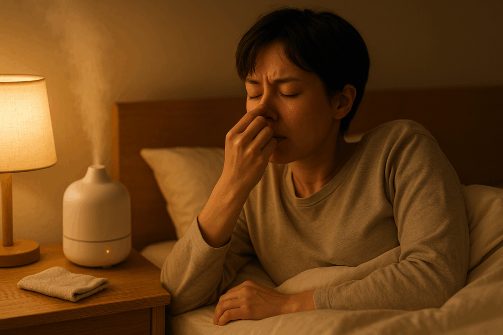 鼻づまりが両方で苦しい時の眠れない夜を救う裏ワザ5選