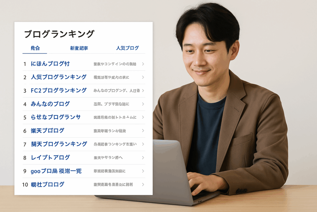 2025年：国内で使えるブログランキングサイト一覧とアクセスアップに効果的な上位10選