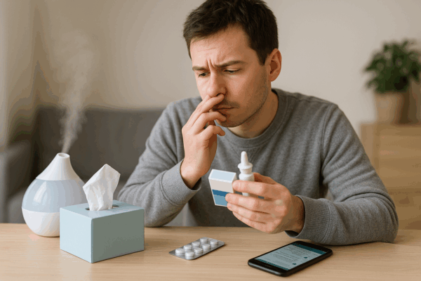 鼻詰まり対策の完全版！市販薬と処方薬の違いを解説！
